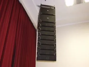 Arena sound system , but in miniature